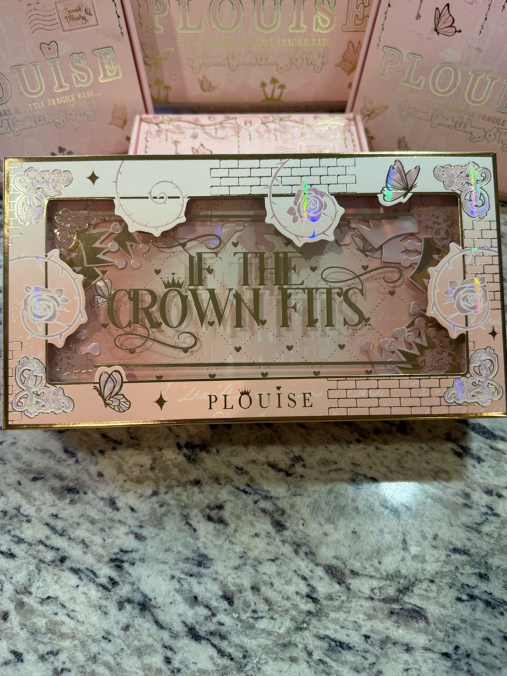 Plouise 'If The Crown Fits' Eyeshadow Palette - 2 Tier.  Beautiful!!! NIB RARE